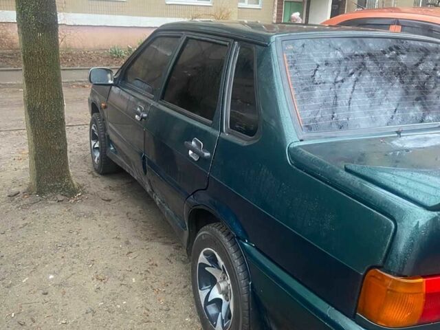 Зелений ВАЗ 2115 Самара, об'ємом двигуна 1.5 л та пробігом 250 тис. км за 2011 $, фото 1 на Automoto.ua
