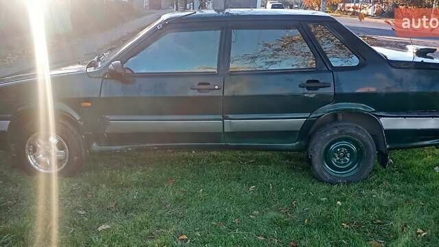 Зелений ВАЗ 2115 Самара, об'ємом двигуна 1.5 л та пробігом 230 тис. км за 1000 $, фото 1 на Automoto.ua