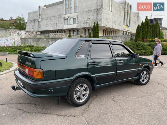 Зеленый ВАЗ 2115 Самара, объемом двигателя 1.5 л и пробегом 120 тыс. км за 2500 $, фото 4 на Automoto.ua