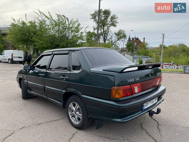 Зеленый ВАЗ 2115 Самара, объемом двигателя 1.5 л и пробегом 120 тыс. км за 2500 $, фото 6 на Automoto.ua