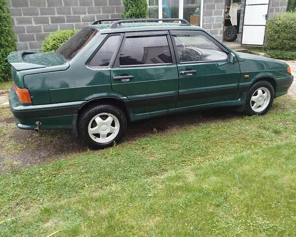 Зеленый ВАЗ 2115 Самара, объемом двигателя 1.5 л и пробегом 143 тыс. км за 2822 $, фото 3 на Automoto.ua