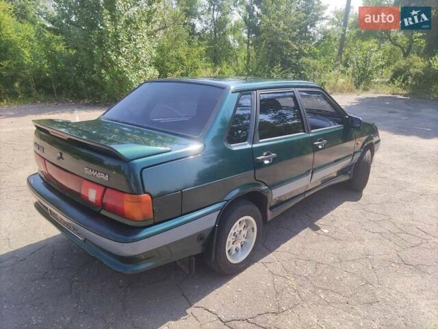 Зеленый ВАЗ 2115 Самара, объемом двигателя 1.5 л и пробегом 130 тыс. км за 2300 $, фото 8 на Automoto.ua