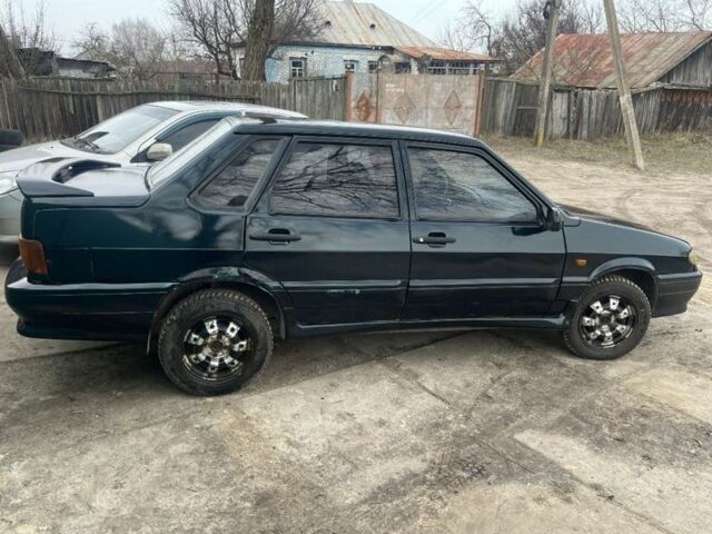 Зеленый ВАЗ 2115 Самара, объемом двигателя 1.5 л и пробегом 200 тыс. км за 1200 $, фото 3 на Automoto.ua