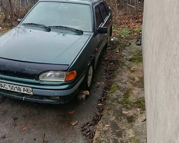 Зеленый ВАЗ 2115 Самара, объемом двигателя 1.5 л и пробегом 300 тыс. км за 600 $, фото 3 на Automoto.ua