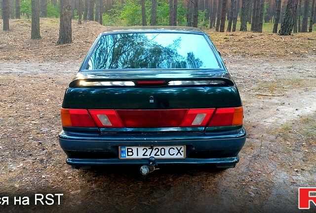 Зеленый ВАЗ 2115 Самара, объемом двигателя 1.5 л и пробегом 294 тыс. км за 1500 $, фото 3 на Automoto.ua
