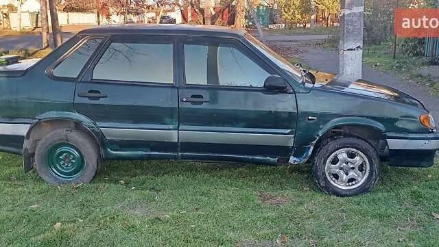Зелений ВАЗ 2115 Самара, об'ємом двигуна 1.5 л та пробігом 230 тис. км за 1000 $, фото 3 на Automoto.ua