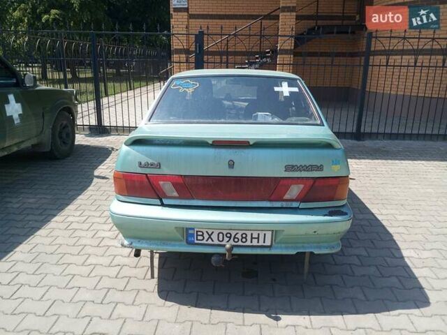 Зелений ВАЗ 2115 Самара, об'ємом двигуна 1.5 л та пробігом 134 тис. км за 1550 $, фото 2 на Automoto.ua