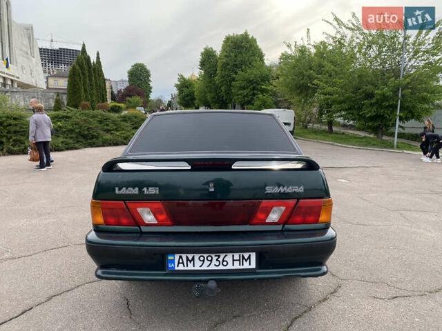 Зеленый ВАЗ 2115 Самара, объемом двигателя 1.5 л и пробегом 120 тыс. км за 2500 $, фото 8 на Automoto.ua