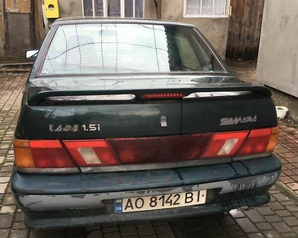 Зеленый ВАЗ 2115 Самара, объемом двигателя 1.5 л и пробегом 200 тыс. км за 1300 $, фото 5 на Automoto.ua