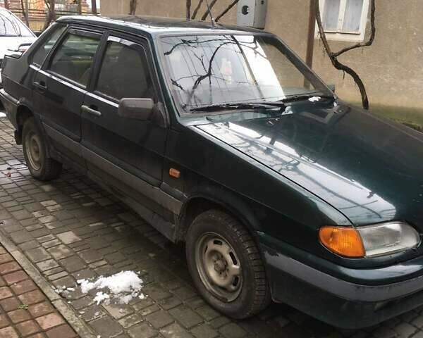 Зеленый ВАЗ 2115 Самара, объемом двигателя 1.5 л и пробегом 200 тыс. км за 1300 $, фото 4 на Automoto.ua