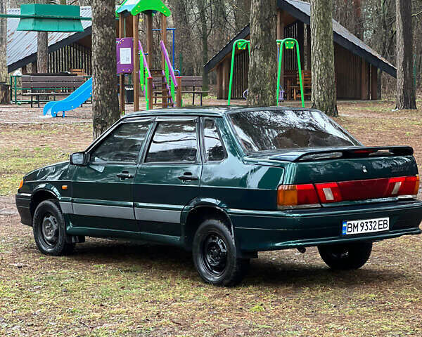 Зеленый ВАЗ 2115 Самара, объемом двигателя 1.5 л и пробегом 203 тыс. км за 1800 $, фото 7 на Automoto.ua