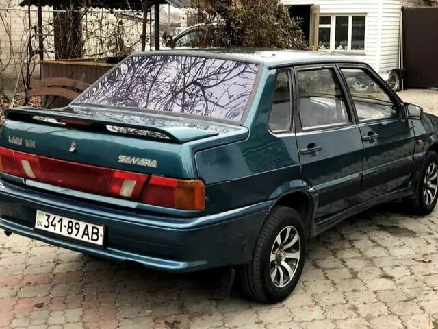 Зеленый ВАЗ 2115 Самара, объемом двигателя 1.6 л и пробегом 238 тыс. км за 910 $, фото 4 на Automoto.ua