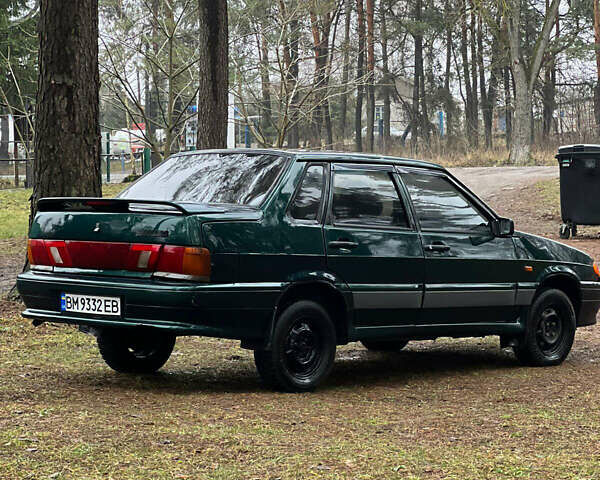 Зеленый ВАЗ 2115 Самара, объемом двигателя 1.5 л и пробегом 203 тыс. км за 1800 $, фото 4 на Automoto.ua