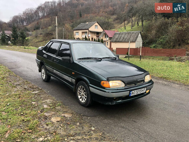 Зеленый ВАЗ 2115 Самара, объемом двигателя 1.5 л и пробегом 144 тыс. км за 1150 $, фото 2 на Automoto.ua