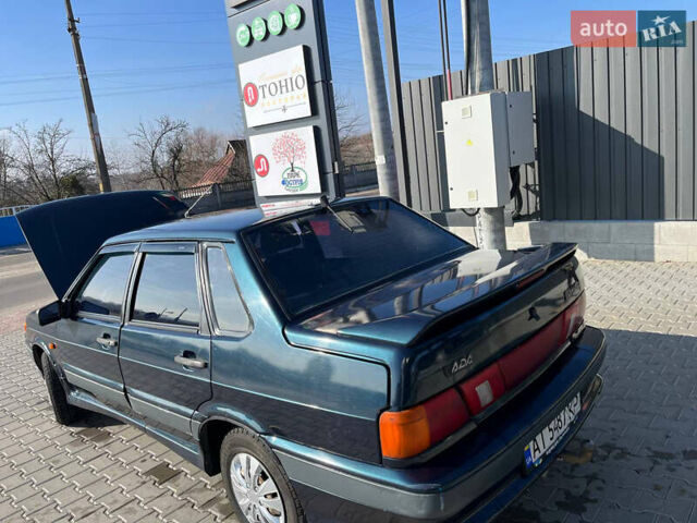 Зеленый ВАЗ 2115 Самара, объемом двигателя 1.5 л и пробегом 250 тыс. км за 1600 $, фото 21 на Automoto.ua