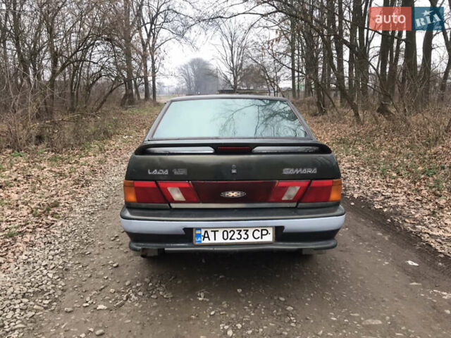 Зеленый ВАЗ 2115 Самара, объемом двигателя 1.5 л и пробегом 200 тыс. км за 1600 $, фото 6 на Automoto.ua