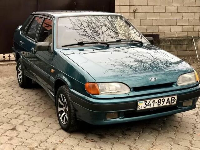 Зеленый ВАЗ 2115 Самара, объемом двигателя 1.6 л и пробегом 238 тыс. км за 910 $, фото 2 на Automoto.ua