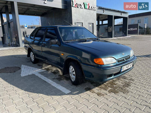 Зеленый ВАЗ 2115 Самара, объемом двигателя 1.5 л и пробегом 250 тыс. км за 1600 $, фото 5 на Automoto.ua