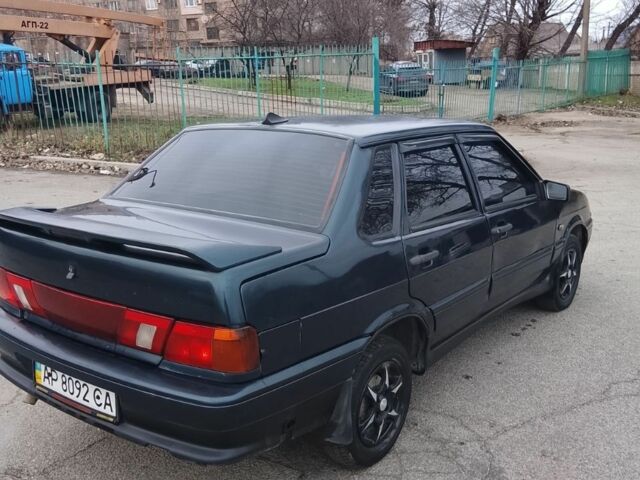 Зеленый ВАЗ 2115 Самара, объемом двигателя 1.6 л и пробегом 180 тыс. км за 1159 $, фото 2 на Automoto.ua