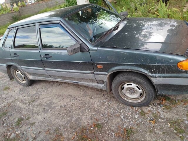 Зелений ВАЗ 2115 Самара, об'ємом двигуна 1.5 л та пробігом 164 тис. км за 1750 $, фото 2 на Automoto.ua