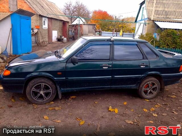Зеленый ВАЗ 2115 Самара, объемом двигателя 1.6 л и пробегом 200 тыс. км за 1800 $, фото 2 на Automoto.ua
