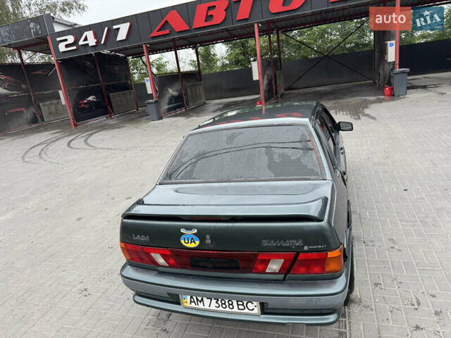 Зеленый ВАЗ 2115 Самара, объемом двигателя 1.5 л и пробегом 77 тыс. км за 850 $, фото 4 на Automoto.ua
