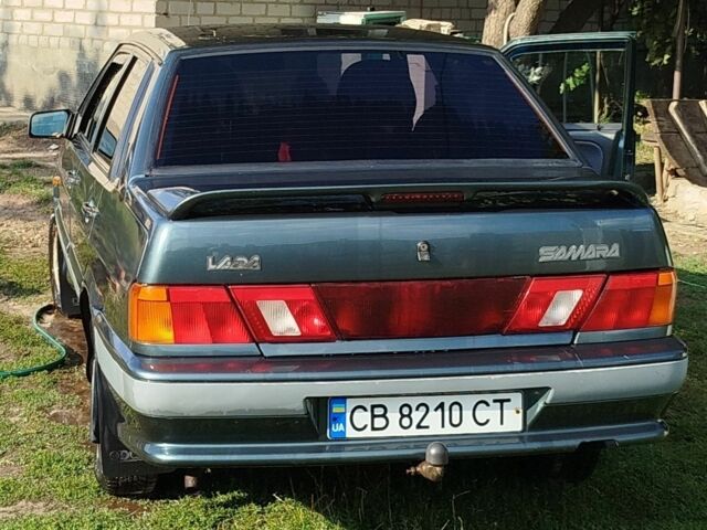 Зелений ВАЗ 2115 Самара, об'ємом двигуна 1.5 л та пробігом 164 тис. км за 1750 $, фото 5 на Automoto.ua