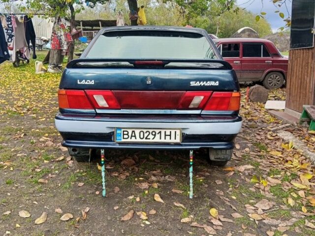 Зеленый ВАЗ 2115 Самара, объемом двигателя 1.5 л и пробегом 150 тыс. км за 2100 $, фото 7 на Automoto.ua