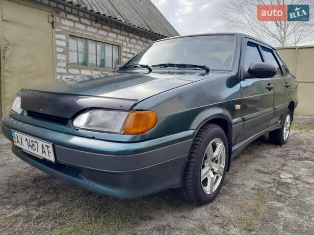 Зеленый ВАЗ 2115 Самара, объемом двигателя 1.5 л и пробегом 350 тыс. км за 1900 $, фото 2 на Automoto.ua