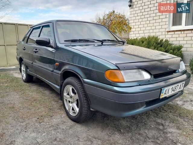 Зеленый ВАЗ 2115 Самара, объемом двигателя 1.5 л и пробегом 350 тыс. км за 1900 $, фото 1 на Automoto.ua