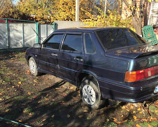 Зеленый ВАЗ 2115 Самара, объемом двигателя 1.5 л и пробегом 173 тыс. км за 1663 $, фото 2 на Automoto.ua