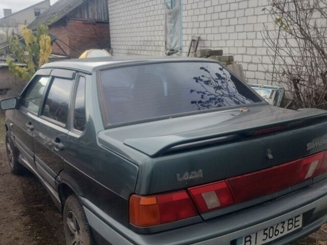 Зеленый ВАЗ 2115 Самара, объемом двигателя 0 л и пробегом 190 тыс. км за 1550 $, фото 2 на Automoto.ua