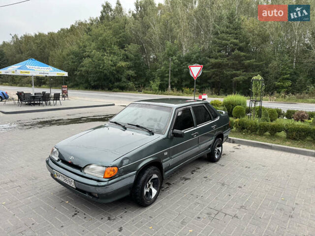 Зеленый ВАЗ 2115 Самара, объемом двигателя 1.5 л и пробегом 77 тыс. км за 850 $, фото 1 на Automoto.ua