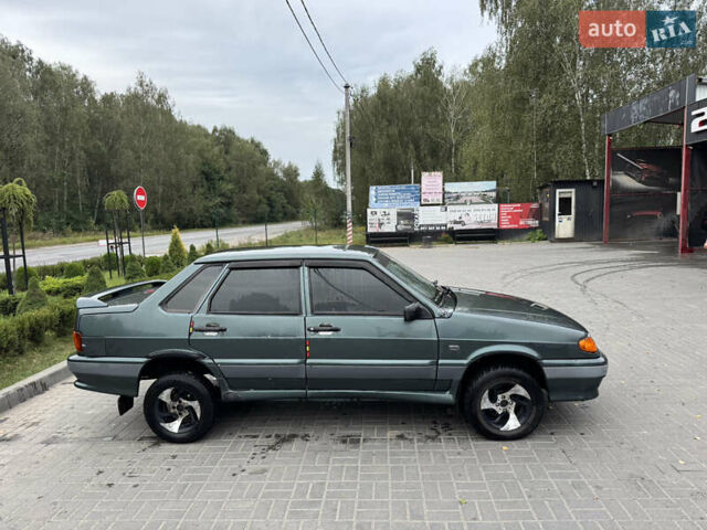 Зеленый ВАЗ 2115 Самара, объемом двигателя 1.5 л и пробегом 77 тыс. км за 850 $, фото 2 на Automoto.ua