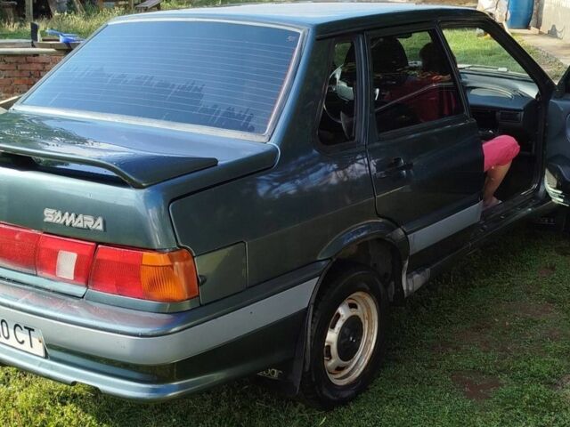 Зелений ВАЗ 2115 Самара, об'ємом двигуна 1.5 л та пробігом 164 тис. км за 1750 $, фото 6 на Automoto.ua