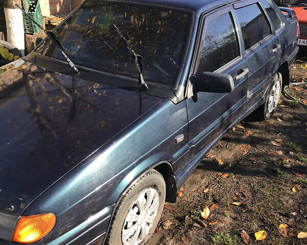 Зеленый ВАЗ 2115 Самара, объемом двигателя 1.5 л и пробегом 173 тыс. км за 1663 $, фото 1 на Automoto.ua