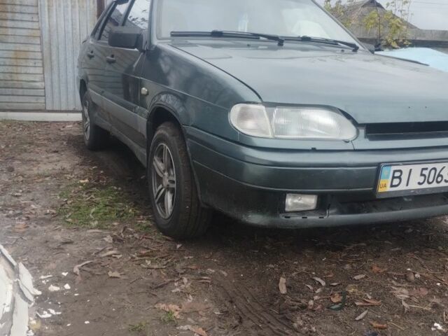 Зеленый ВАЗ 2115 Самара, объемом двигателя 0 л и пробегом 190 тыс. км за 1550 $, фото 1 на Automoto.ua