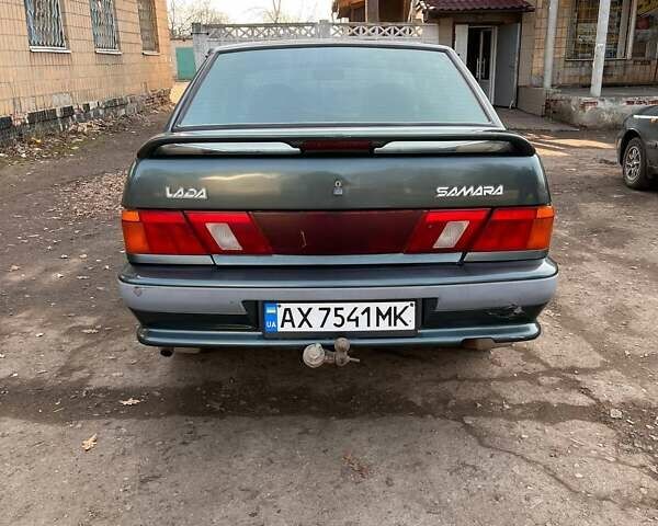 Зелений ВАЗ 2115 Самара, об'ємом двигуна 1.5 л та пробігом 200 тис. км за 2500 $, фото 1 на Automoto.ua
