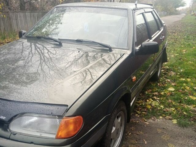 Зеленый ВАЗ 2115 Самара, объемом двигателя 1.5 л и пробегом 200 тыс. км за 1350 $, фото 1 на Automoto.ua