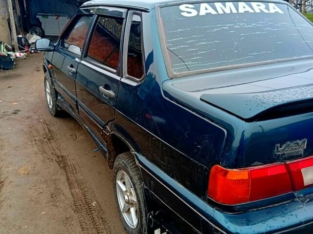 Зеленый ВАЗ 2115 Самара, объемом двигателя 1.6 л и пробегом 250 тыс. км за 2000 $, фото 2 на Automoto.ua