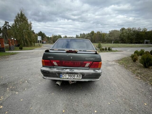 Зеленый ВАЗ 2115 Самара, объемом двигателя 1.6 л и пробегом 115 тыс. км за 950 $, фото 4 на Automoto.ua