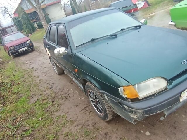 Зеленый ВАЗ 2115 Самара, объемом двигателя 1 л и пробегом 100 тыс. км за 700 $, фото 1 на Automoto.ua