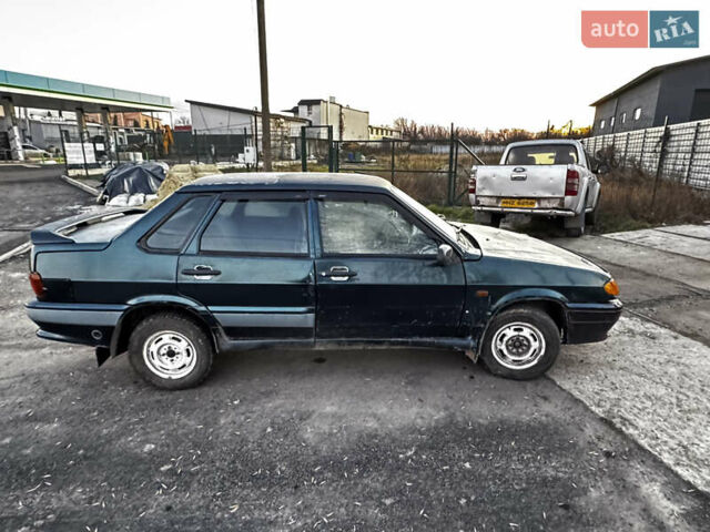 Зеленый ВАЗ 2115 Самара, объемом двигателя 1.6 л и пробегом 1 тыс. км за 711 $, фото 1 на Automoto.ua