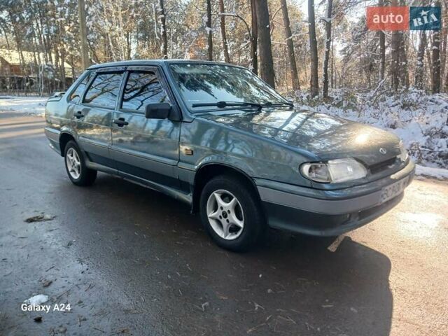 Зелений ВАЗ 2115 Самара, об'ємом двигуна 1.6 л та пробігом 138 тис. км за 1350 $, фото 7 на Automoto.ua