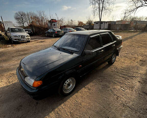 Зеленый ВАЗ 2115 Самара, объемом двигателя 1.6 л и пробегом 163 тыс. км за 1700 $, фото 1 на Automoto.ua
