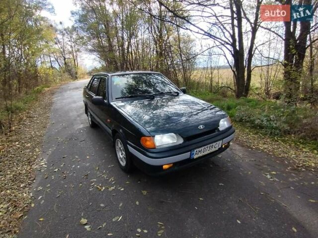 Зеленый ВАЗ 2115 Самара, объемом двигателя 1.6 л и пробегом 225 тыс. км за 1650 $, фото 15 на Automoto.ua