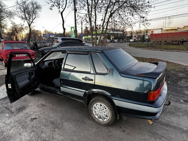 Зеленый ВАЗ 2115 Самара, объемом двигателя 1.6 л и пробегом 60 тыс. км за 713 $, фото 8 на Automoto.ua