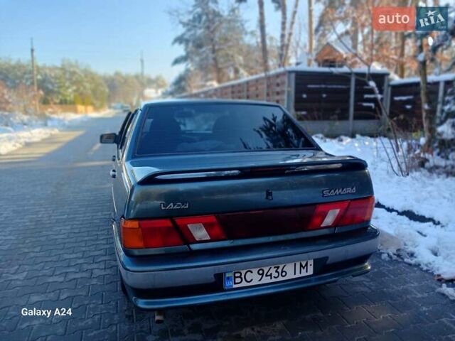 Зелений ВАЗ 2115 Самара, об'ємом двигуна 1.6 л та пробігом 138 тис. км за 1350 $, фото 21 на Automoto.ua