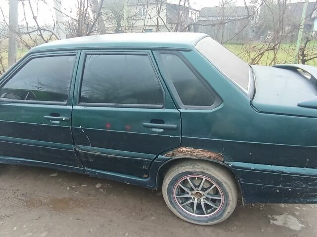 Зеленый ВАЗ 2115 Самара, объемом двигателя 1 л и пробегом 100 тыс. км за 700 $, фото 3 на Automoto.ua