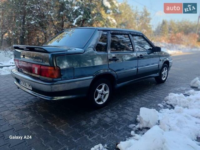 Зелений ВАЗ 2115 Самара, об'ємом двигуна 1.6 л та пробігом 138 тис. км за 1350 $, фото 23 на Automoto.ua